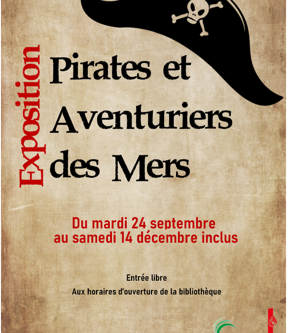 Exposition « Pirates et aventuriers des mers » à la bibliothèque